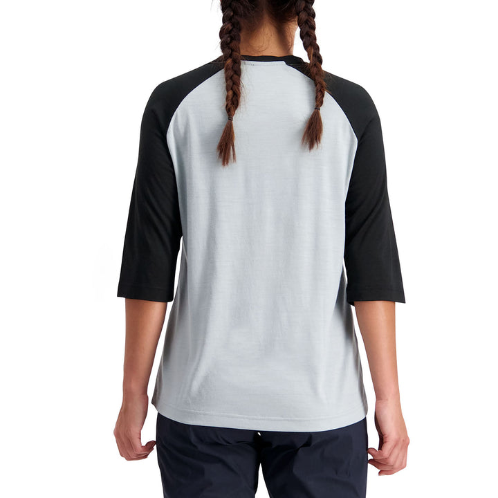 MONS ROYALE Tarn Freeride Raglan 3/4 Jersey - Women's Black/Grey