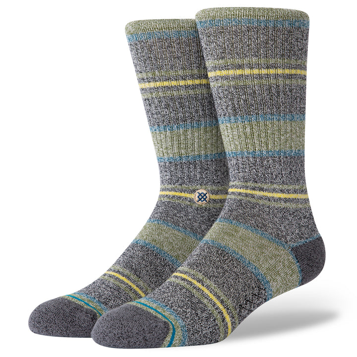 Stance Defeat Crew Socks Green