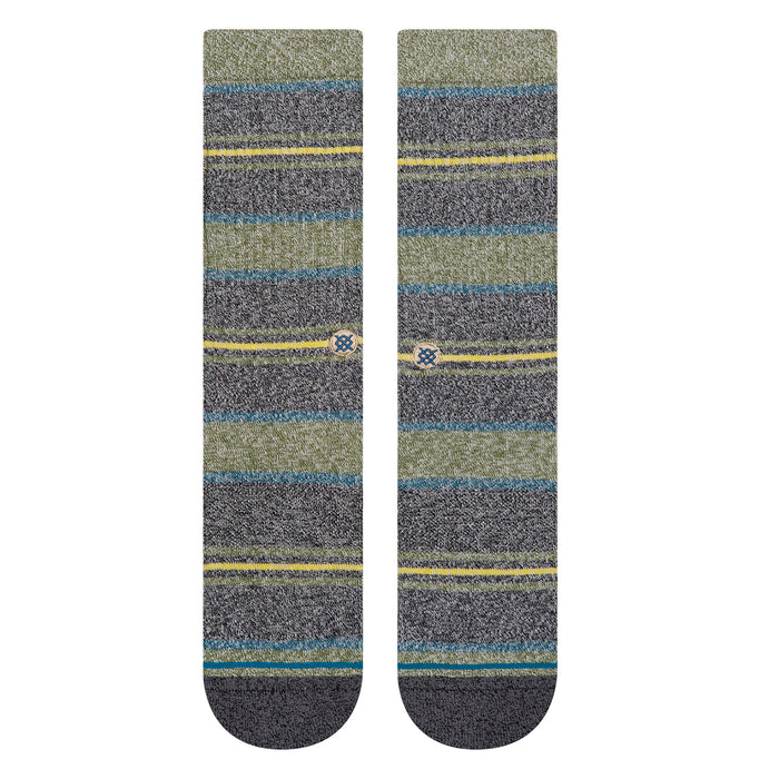 Stance Defeat Crew Socks Green