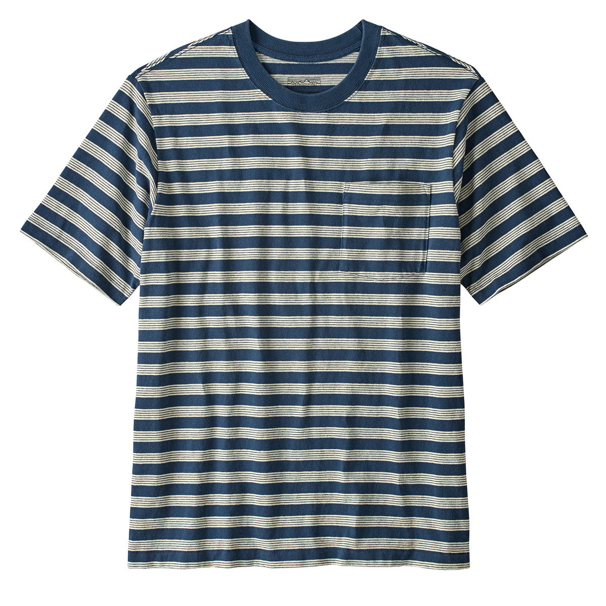 Patagonia Organic Cotton Midweight Pocket T-Shirt Carding: Stone Blue