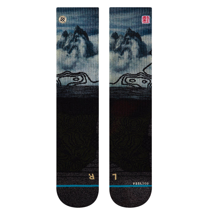 Stance Altitude Crew Socks Black