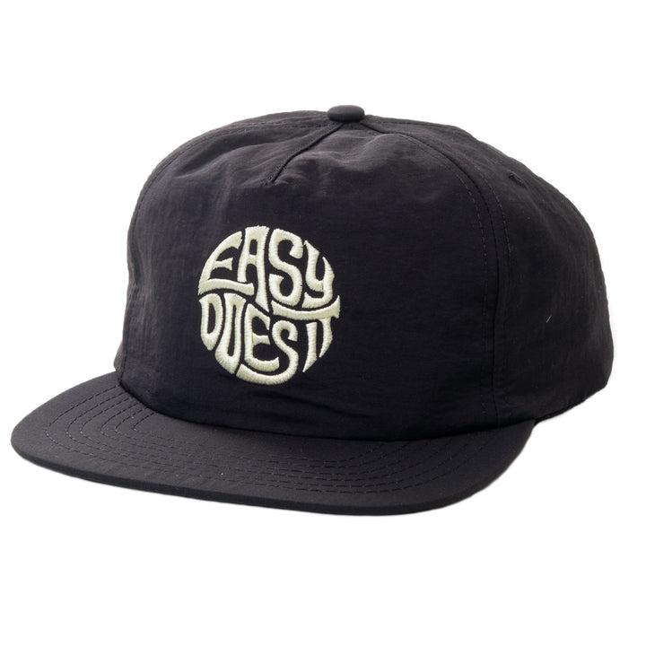 Katin Easy Emblem Snapback Hat Black