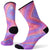 Smartwool PhD® Run Ultra Light Print Crew Socks - Women's Meadow Mauve
