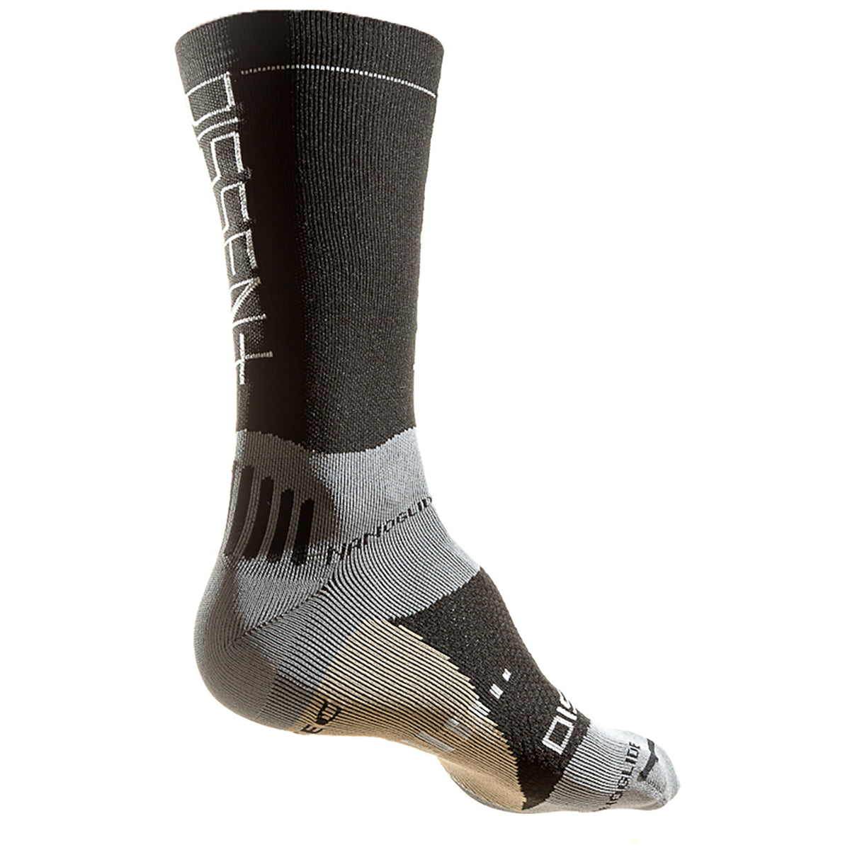 Dissent Supercrew Compression Nano + CuTEC Bike Socks Copper/Black