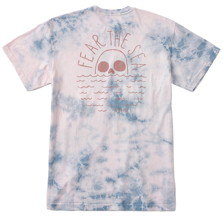 Roark Fear The Sea Tie Dye T-Shirt Dusty Pink