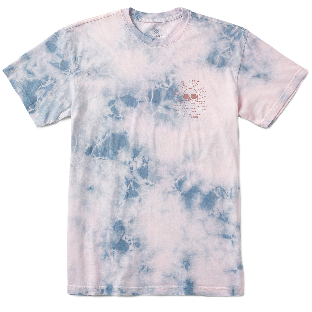 Roark Fear The Sea Tie Dye T-Shirt Dusty Pink