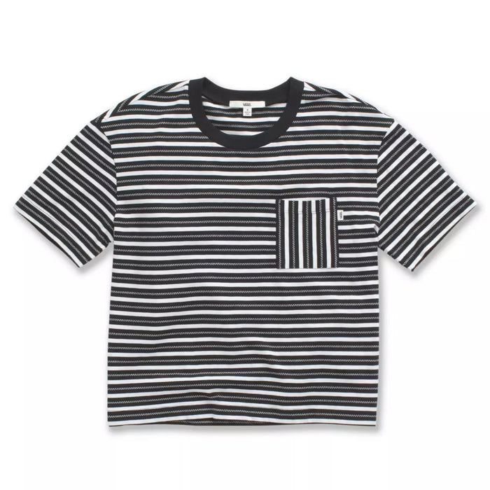 Vans Mini Check T-Shirt - Women's Black