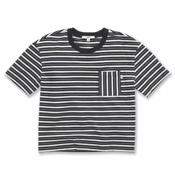 Vans Mini Check T-Shirt - Women's Black