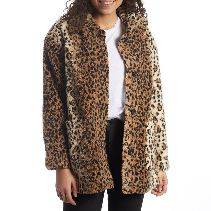 Brixton Bern Jacket - Women's Leopard