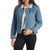 Brixton Broadway Sherpa Denim Jacket - Women's Faded Indigo