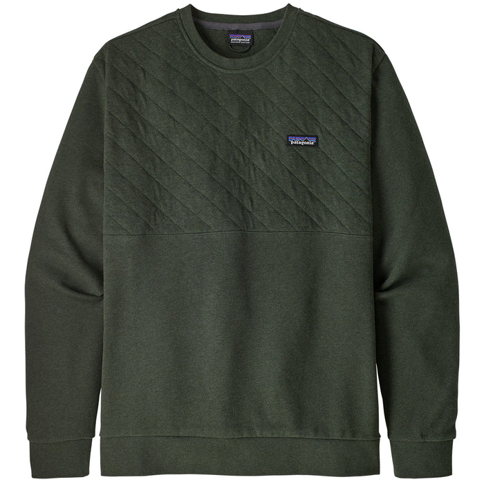 Patagonia Organic Cotton Quilt Crewneck Sweatshirt - Men's Alder Green