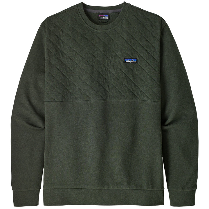 Patagonia Organic Cotton Quilt Crewneck Sweatshirt - Men's Alder Green