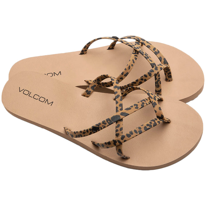 Volcom New School II Sandals - Women's Cheetah