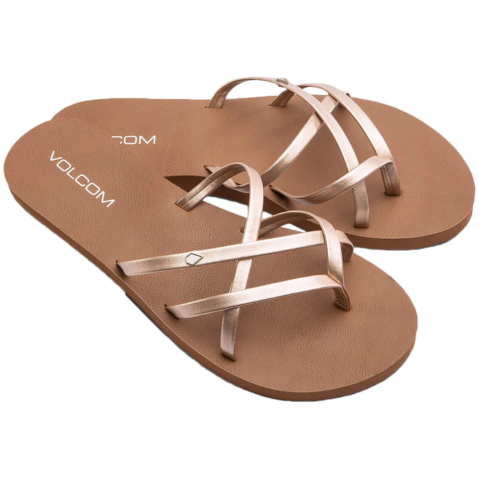 Volcom New School II Sandals - Women's Rose Gold