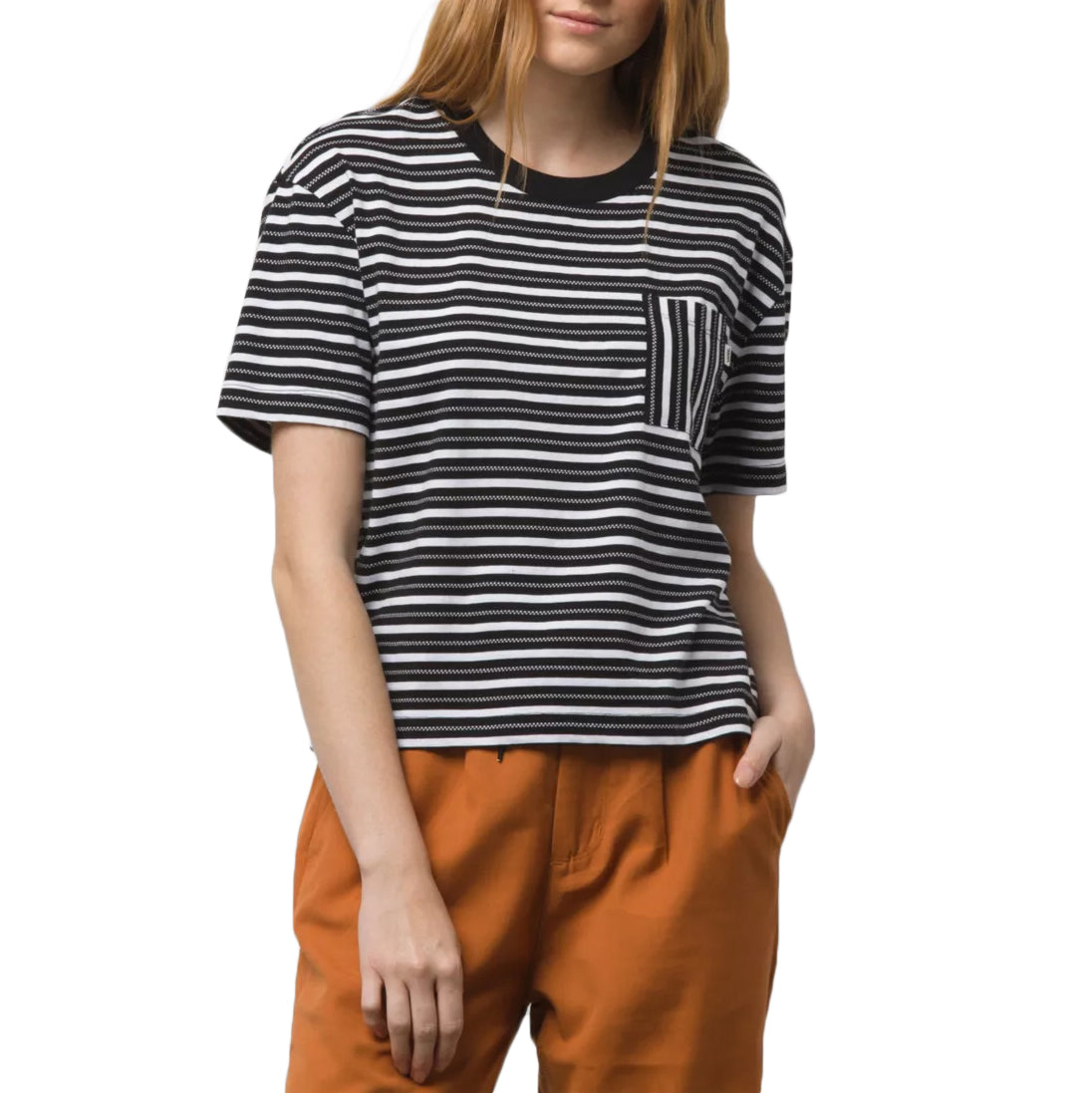 Vans Mini Check T-Shirt - Women's Black