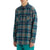 Analog Transmission Long-Sleeve Flannel Shirt Green-Blue Mind Plaid