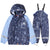 Helly Hansen Bergen AOP PU Rainset - Little Kids' Navy