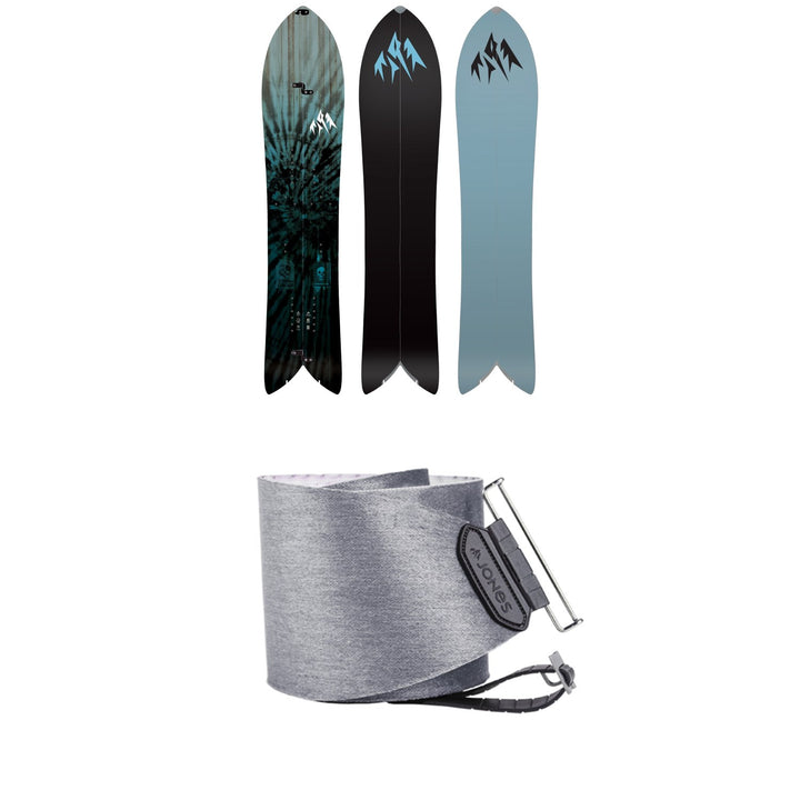 Jones Storm Chaser Splitboard 2020 + Nomad Quick Tension Tail Clip Splitboard Skins