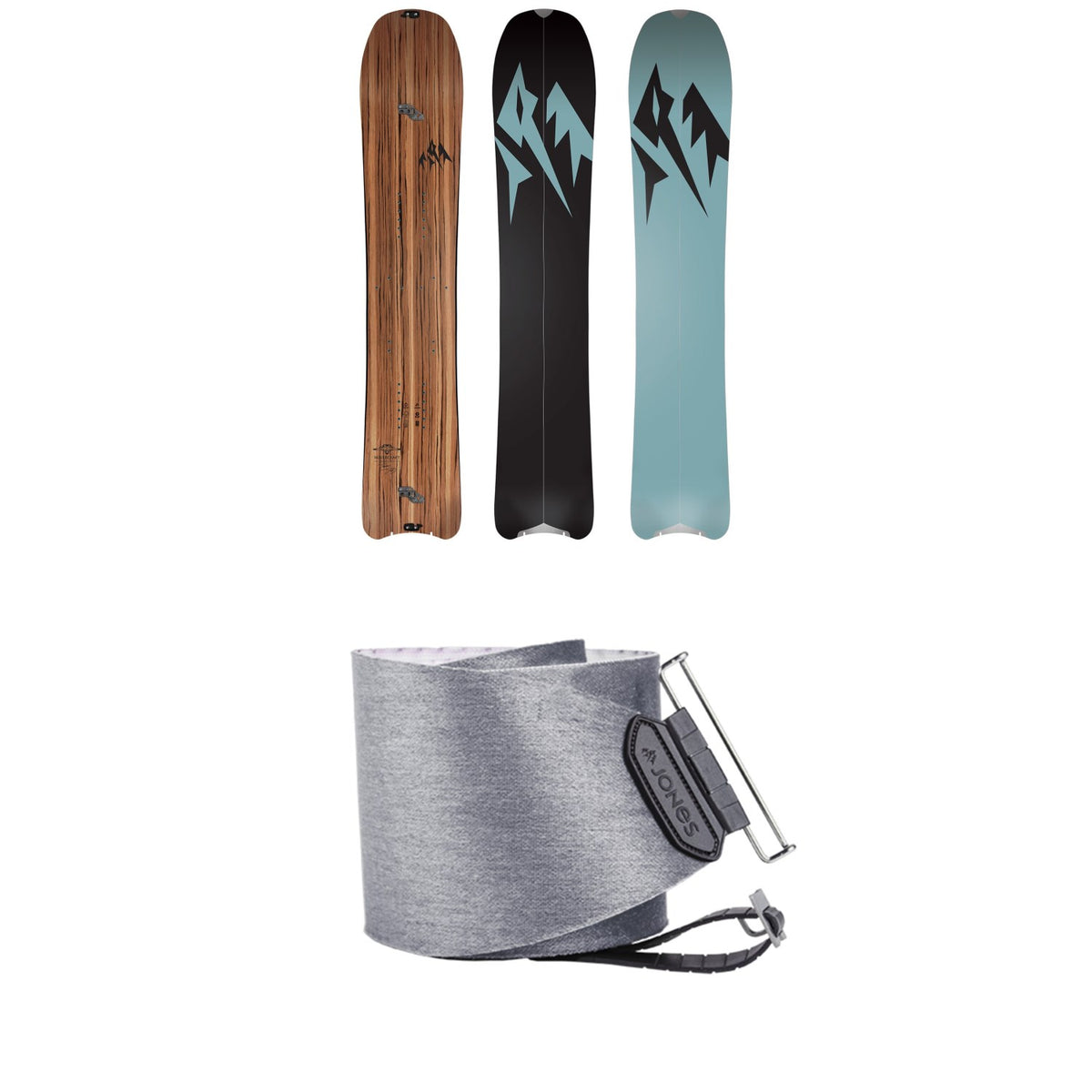 Jones Hovercraft Splitboard 2020 + Nomad Quick Tension Tail Clip Splitboard Skins