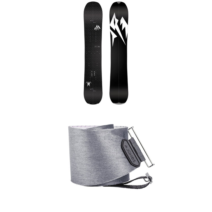 Jones Carbon Solution Splitboard 2020 + Nomad Quick Tension Tail Clip Splitboard Skins