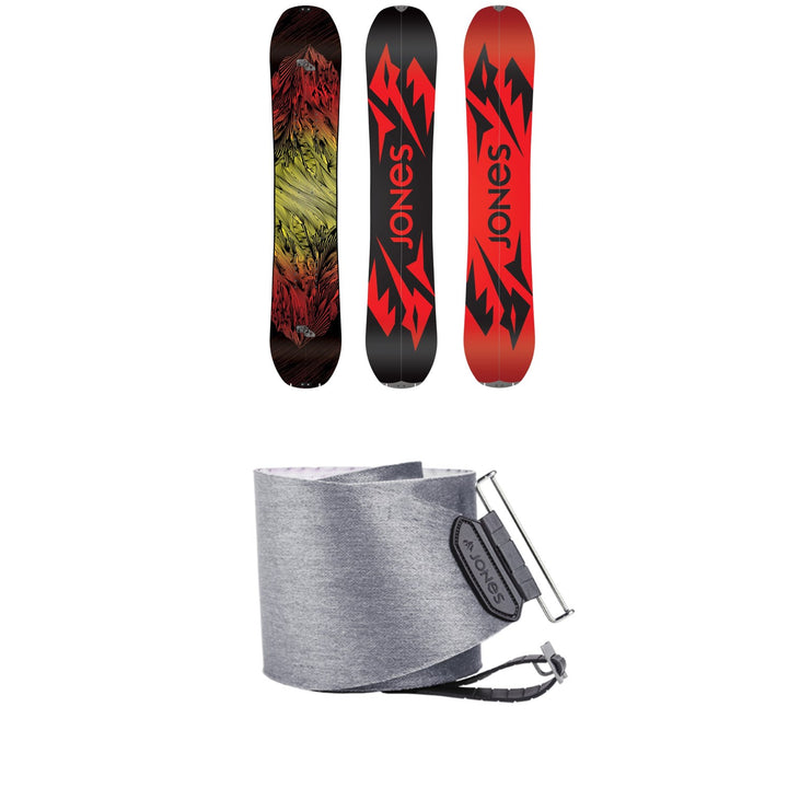 Jones Mountain Twin Splitboard 2020 + Nomad Quick Tension Tail Clip Splitboard Skins