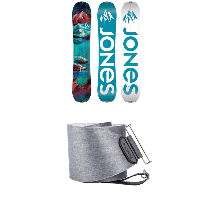 Jones Dream Catcher Splitboard - Women's 2020 + Nomad Quick Tension Tail Clip Splitboard Skins