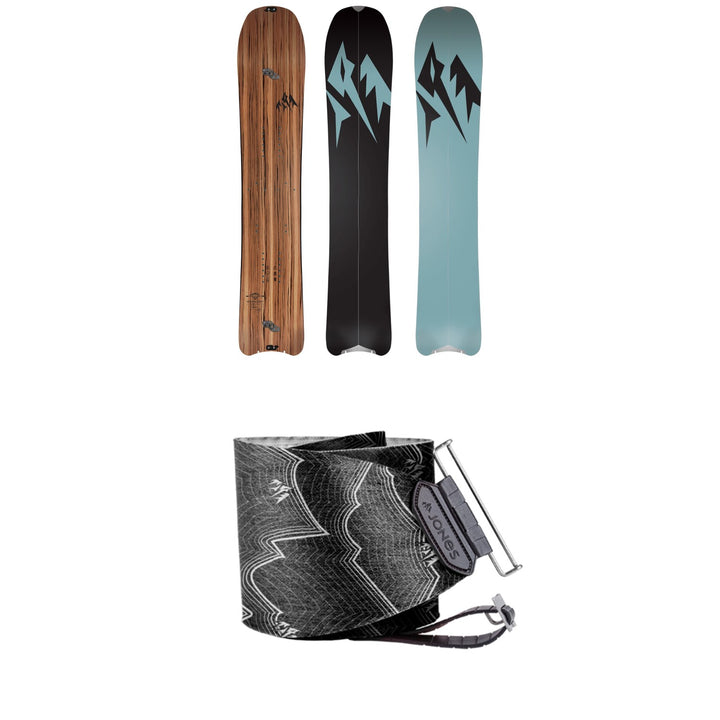 Jones Hovercraft Splitboard 2020 + Nomad Pro Quick Tension Tail Clip Splitboard Skins