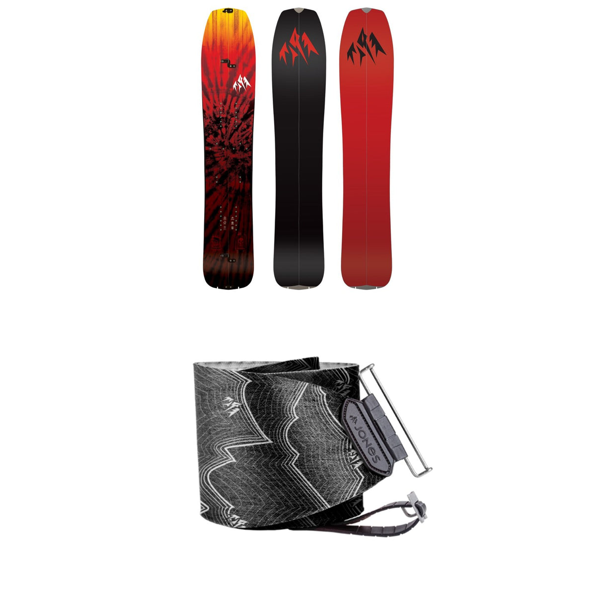 Jones Mind Expander Splitboard 2020 + Nomad Pro Quick Tension Tail Clip Splitboard Skins
