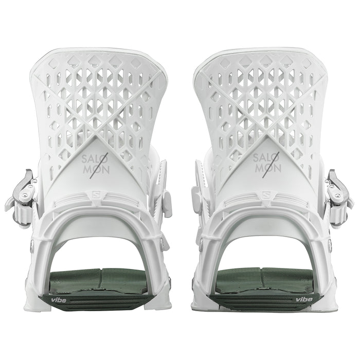 Salomon Highlander Snowboard Bindings 2020 White/Oil Green
