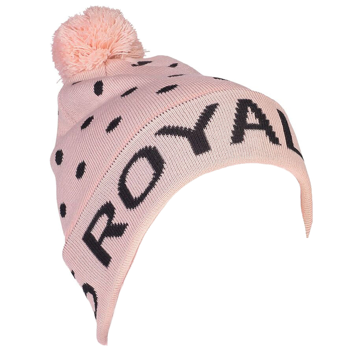 MONS ROYALE Pom-Pom Beanie Rosewater/9 Iron