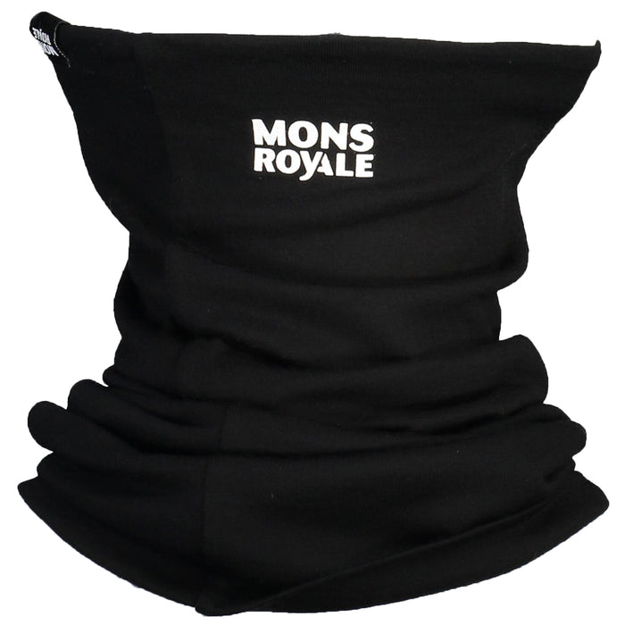 MONS ROYALE Double Up Neckwarmer Black