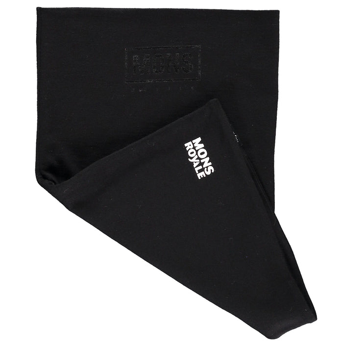 MONS ROYALE Double Up Neckwarmer Black
