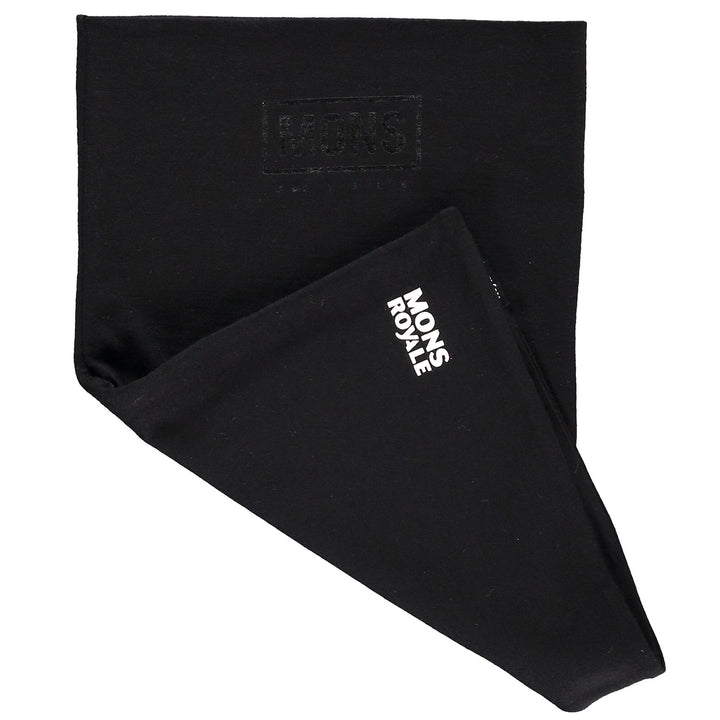 MONS ROYALE Double Up Neckwarmer Black