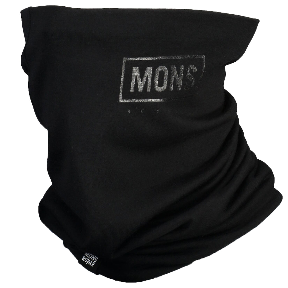 MONS ROYALE Double Up Neckwarmer Black