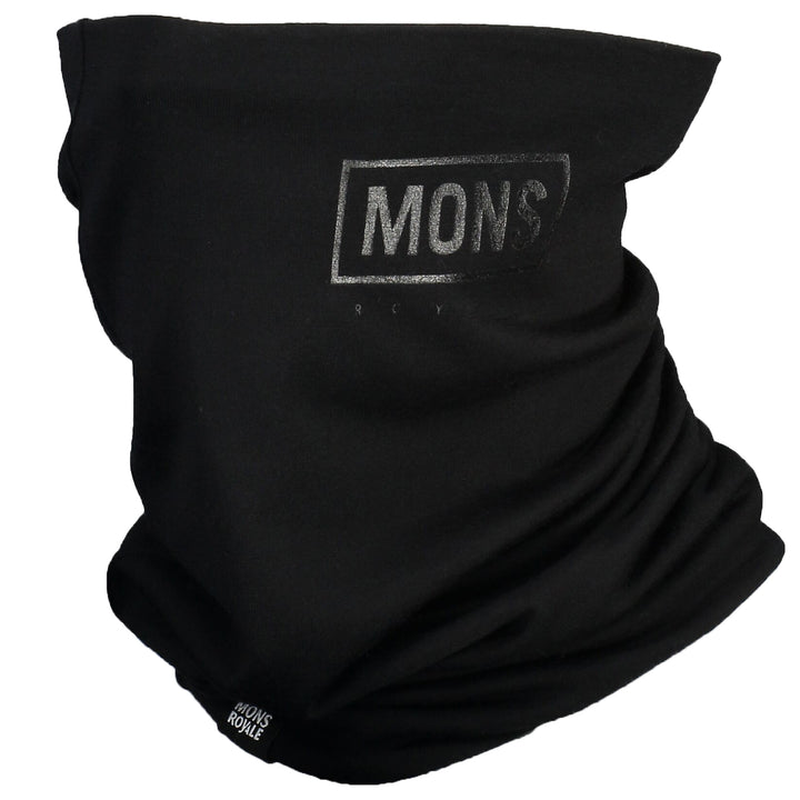 MONS ROYALE Double Up Neckwarmer Black