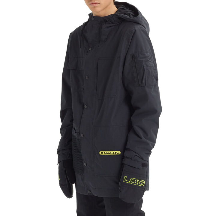 Analog Solitary Jacket - Unisex True Black