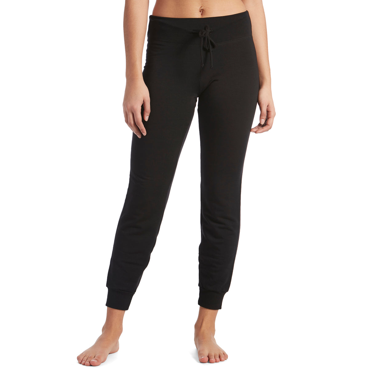 Beyond Yoga Lounge Around Midi Joggers - Women's Black