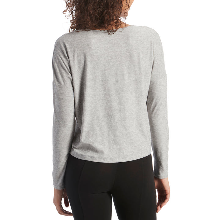 Beyond Yoga Morning Lightweight Cropped Pullover - Women's Silver Mist