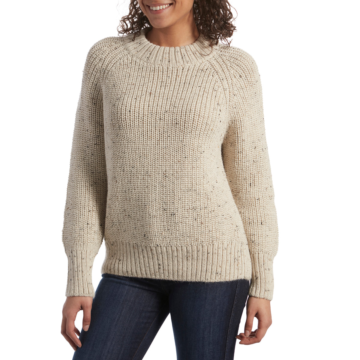 Filson Alpaca Wool Shaker Sweater - Women's Greige