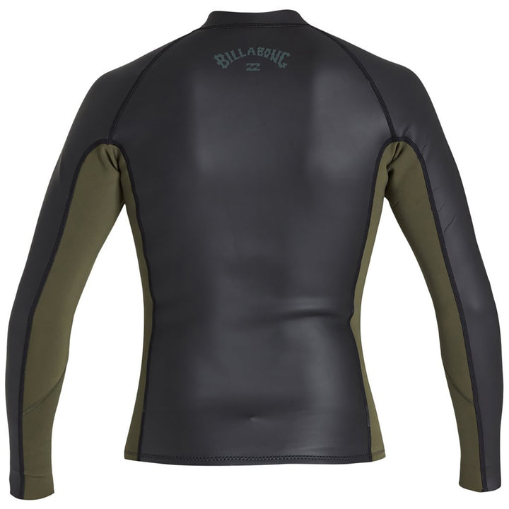 Billabong 1mm Revolution Front Zip Wetsuit Jacket Military