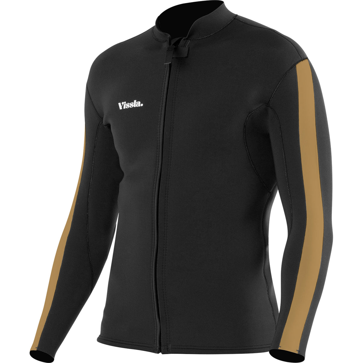 Vissla 2mm Gadoo Front Zip Wetsuit Jacket Black