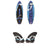 Inland Surfer Blue Lake V2 Wakesurf Board + Dundee 4.5'' Surf Fins