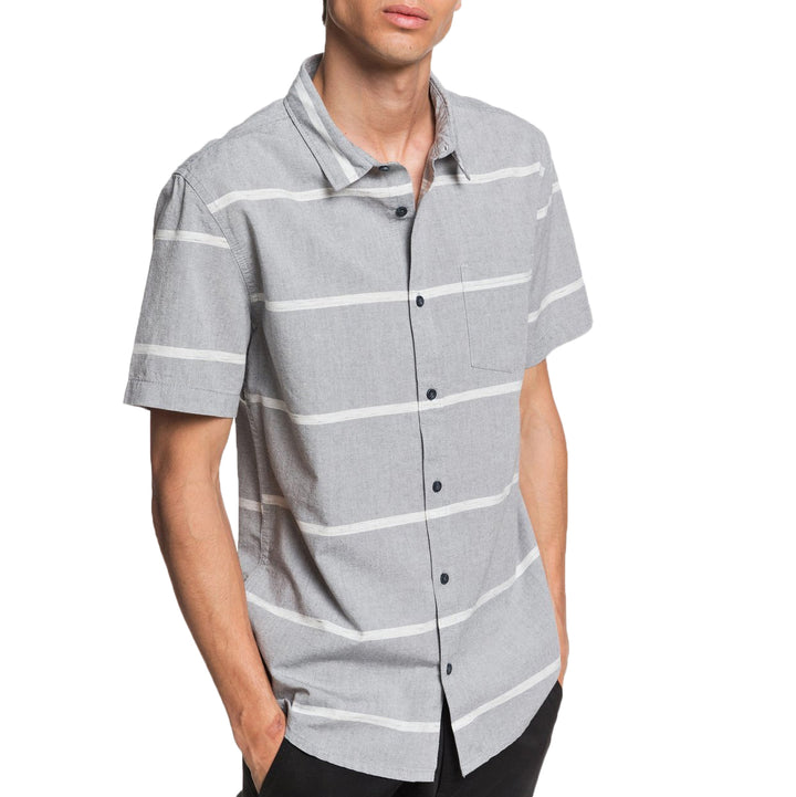 Quiksilver Kalua Kobi Short-Sleeve Shirt Iron Gate Kalua Kobi