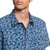 Quiksilver Dots Flower Short-Sleeve Shirt Majolica Blue Dots Flower