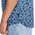 Quiksilver Dots Flower Short-Sleeve Shirt Majolica Blue Dots Flower