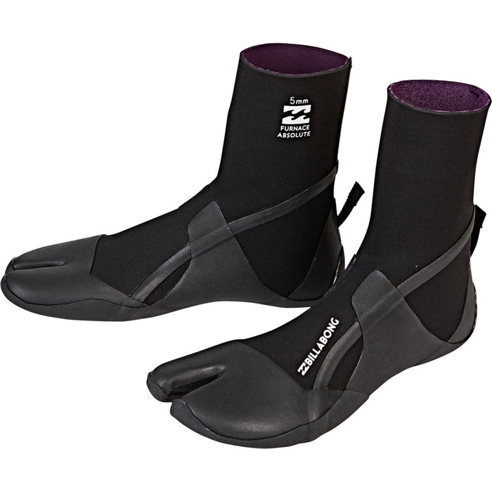 Billabong 5mm Furnace Absolute Split Toe Wetsuit Boots Black