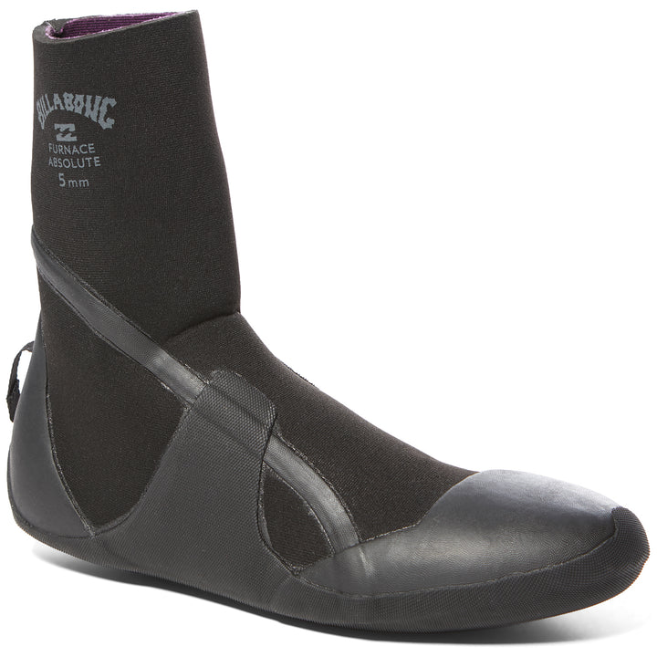 Billabong 5mm Furnace Absolute Round Toe Wetsuit Boots Black