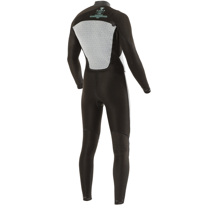 Vissla 7 Seas Power Seam 3/2 Chest Zip Wetsuit Black