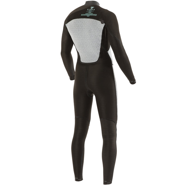 Vissla 7 Seas Power Seam 3/2 Chest Zip Wetsuit Black