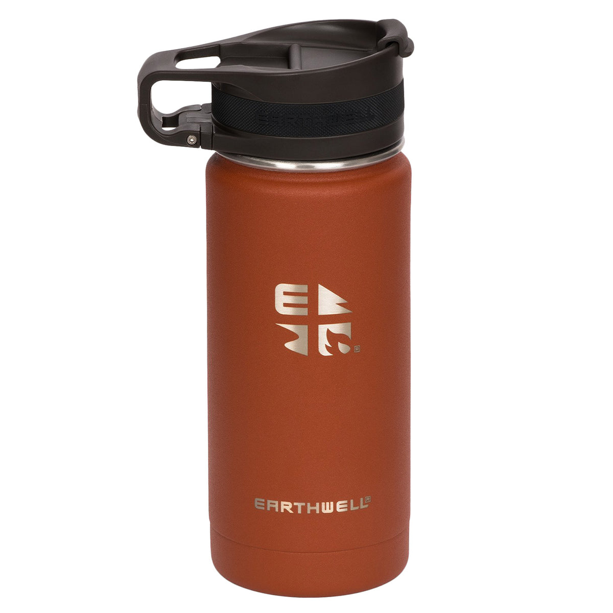 Earthwell 16oz Roaster™ Loop Bottle Sierra Red